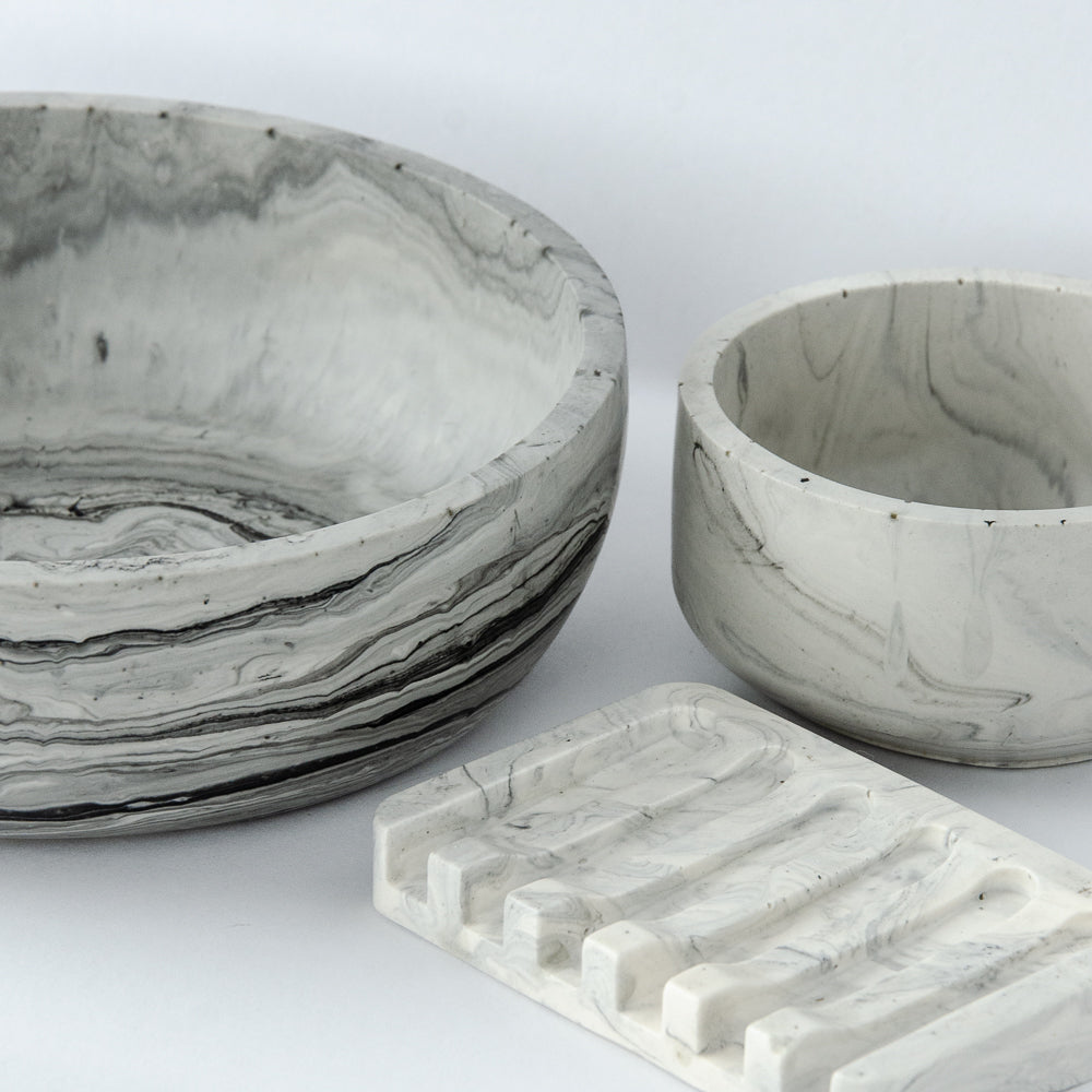 Marbled Soap Dish - New Elegance